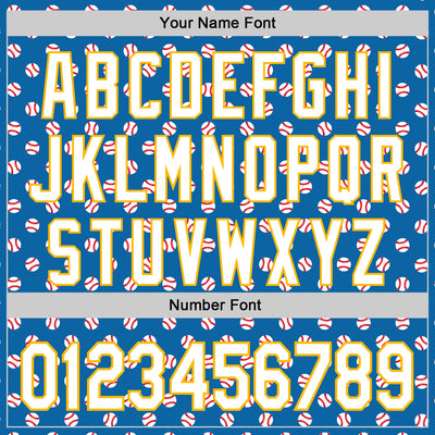 Custom Stitched Blue White-Gold Baseball Game Day Los Angeles Inspired Sports Pullover Sweatshirt Hoodie