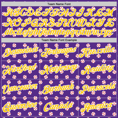 Custom Stitched Purple Yellow-White Baseball Game Day Minnesota Inspired Sports Pullover Sweatshirt Hoodie