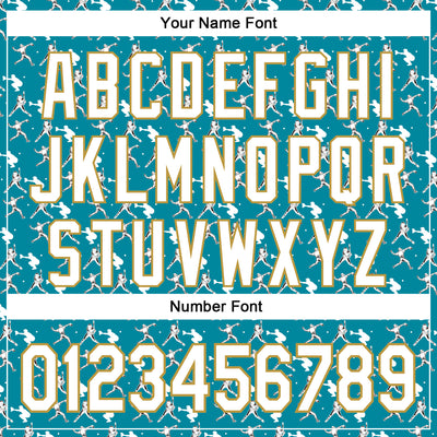 Custom Stitched Teal White Red-Old Gold Baseball Game Day Jacksonville Inspired Sports Pullover Sweatshirt Hoodie