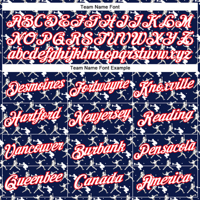 Custom Stitched Navy White-Fire Red Baseball Game Day New England Inspired Sports Pullover Sweatshirt Hoodie