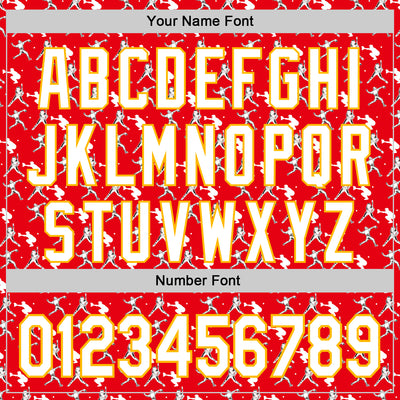 Custom Stitched Fire Red White-Gold Baseball Game Day Kansas Inspired Sports Pullover Sweatshirt Hoodie