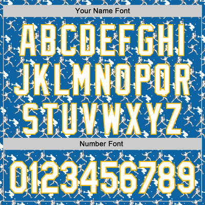 Custom Stitched Blue White Red-Gold Baseball Game Day Los Angeles Inspired Sports Pullover Sweatshirt Hoodie