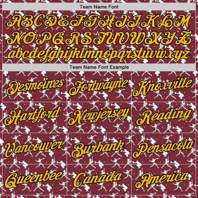 Custom Stitched Burgundy Gold Red Black-White Baseball Game Day Washington Inspired Sports Pullover Sweatshirt Hoodie