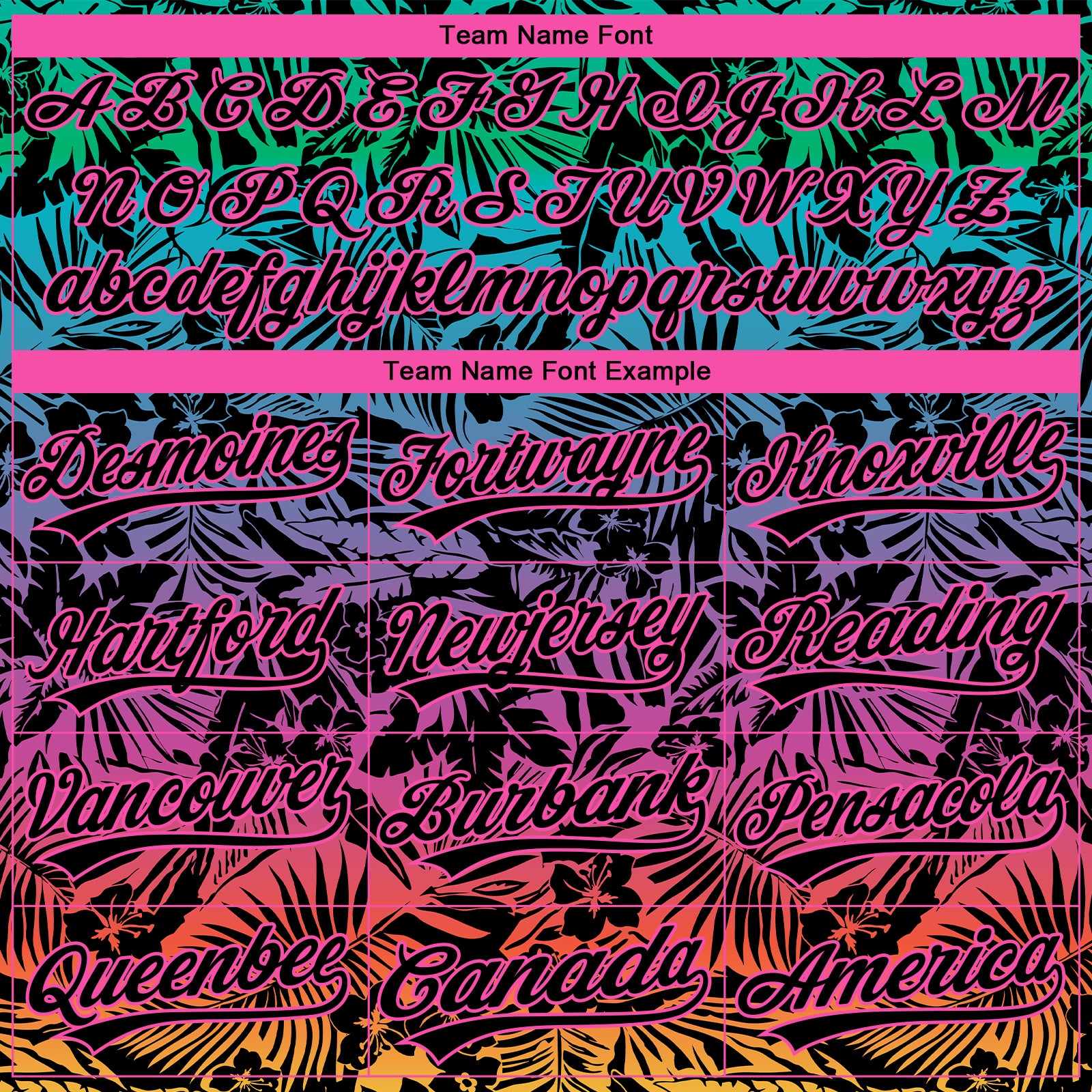 Custom Stitched Black Pink Tropical Hawaii Palm Leaves Sports Pullover Sweatshirt Hoodie