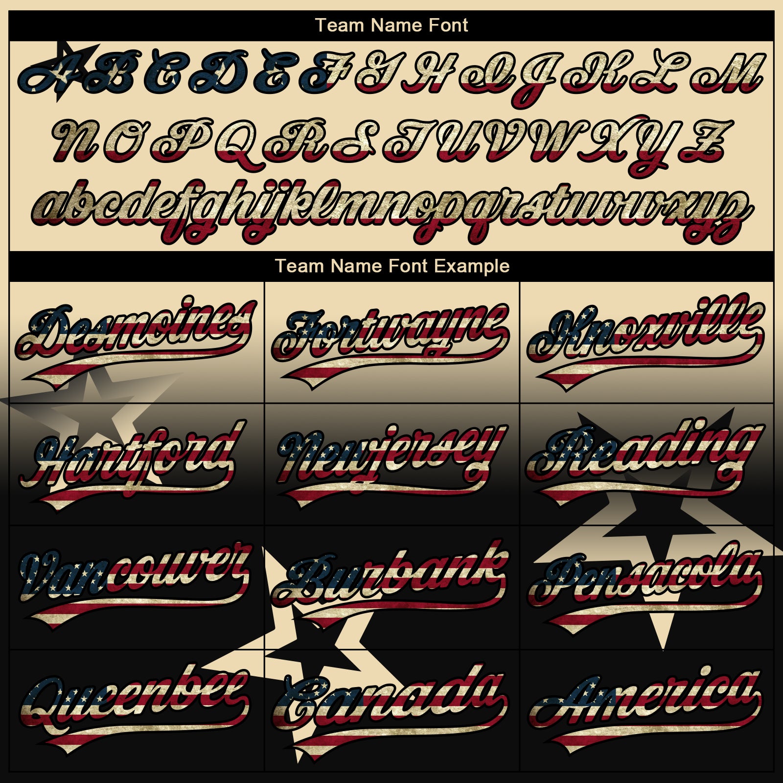 Custom Stitched Cream Vintage USA Flag-Black Gradient Style Twinkle Star Sports Pullover Sweatshirt Hoodie