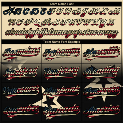 Custom Stitched Cream Vintage USA Flag-Black Gradient Style Twinkle Star Sports Pullover Sweatshirt Hoodie