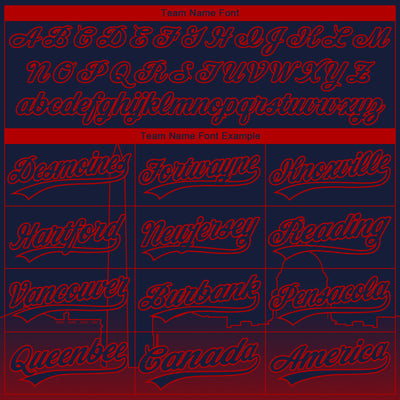 Custom Stitched Navy Red Gradient Fashion Washington City Edition Sports Pullover Sweatshirt Hoodie