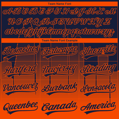 Custom Stitched Navy Orange Gradient Fashion Houston City Edition Sports Pullover Sweatshirt Hoodie