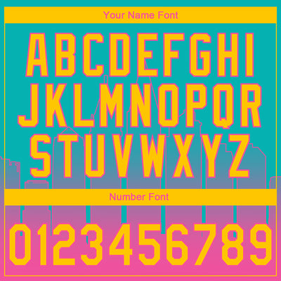 Custom Stitched Aqua Yellow-Pink Gradient Fashion San Diego City Edition Sports Pullover Sweatshirt Hoodie