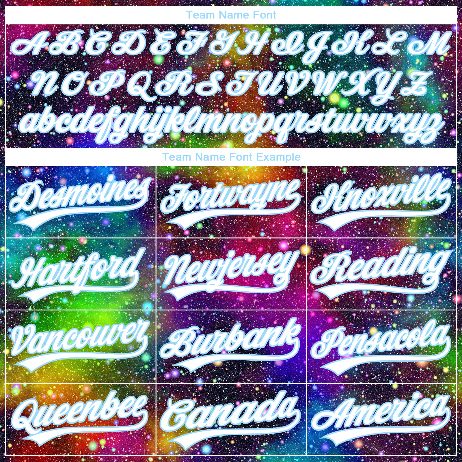 Custom Stitched Black White-Light Blue Galactic Sports Pullover Sweatshirt Hoodie