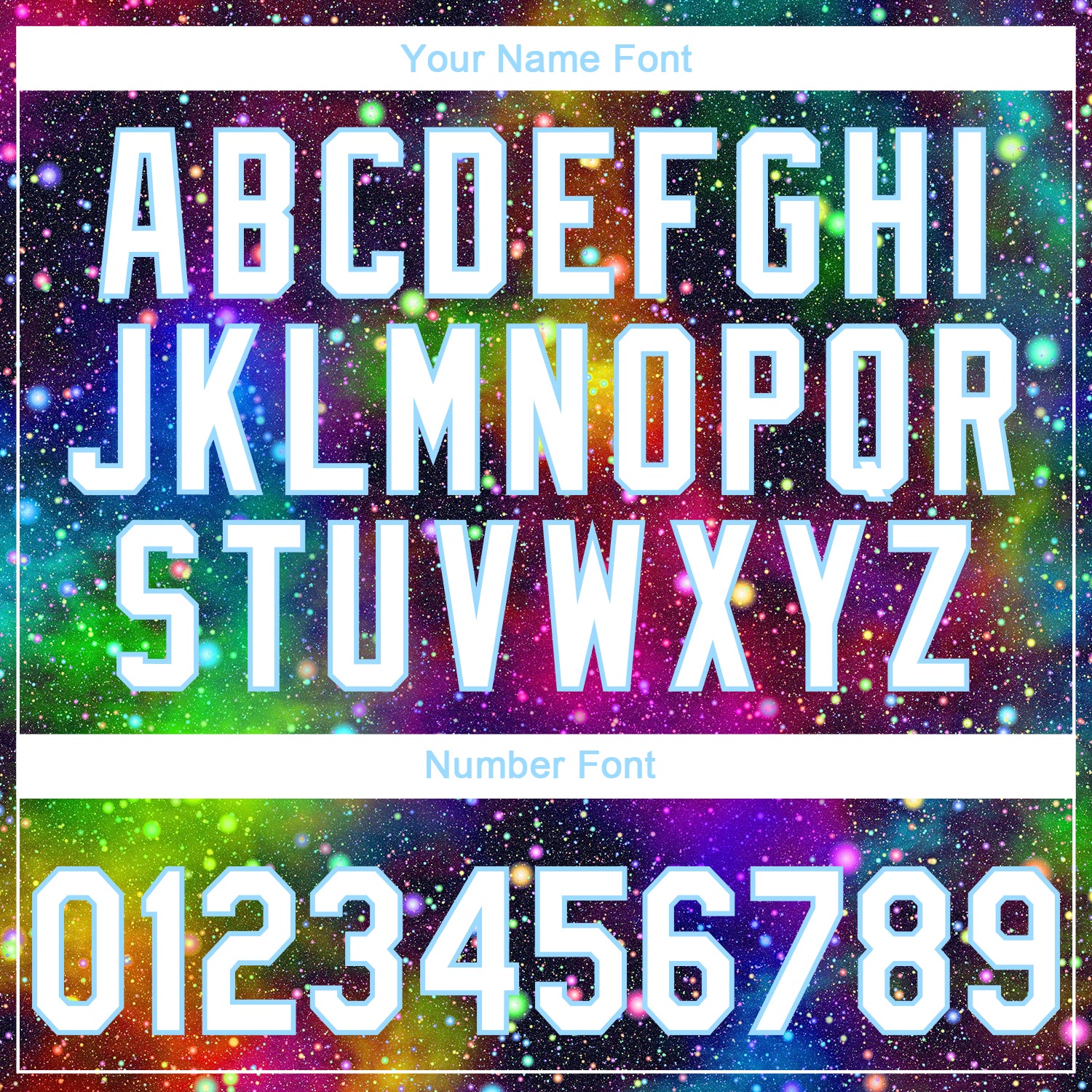 Custom Stitched Black White-Light Blue Galactic Sports Pullover Sweatshirt Hoodie