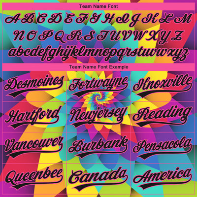 Custom Stitched Rainbow Black-Pink Abstract Sports Pullover Sweatshirt Hoodie