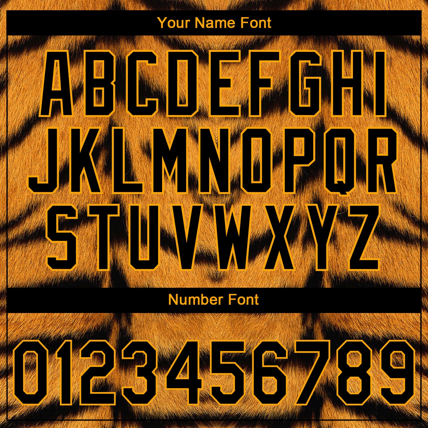 Custom Stitched Brown Black-Gold Tiger Print Sports Pullover Sweatshirt Hoodie