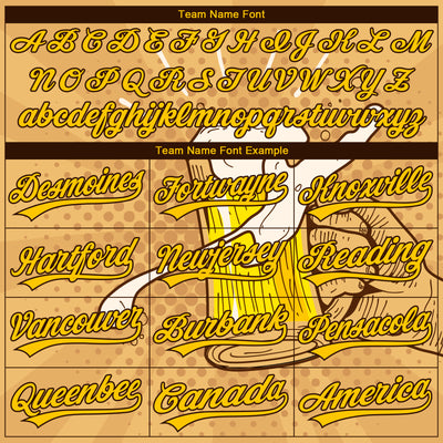 Custom Stitched Brown Yellow-Black Let's Drink Beer Festival Sports Pullover Sweatshirt Hoodie