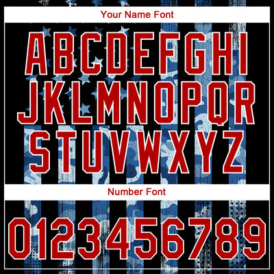 Custom Stitched Camo Red Black-White Salute To Service American Flag Sports Pullover Sweatshirt Hoodie