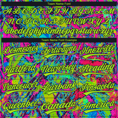 Custom Stitched Graffiti Pattern Neon Green-Black Abstract Splatter Sports Pullover Sweatshirt Hoodie