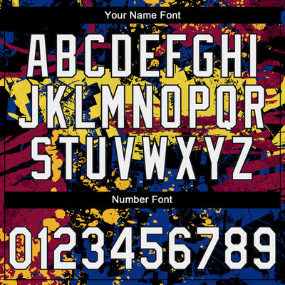 Custom Stitched Graffiti Pattern White-Black Abstract Splatter Sports Pullover Sweatshirt Hoodie