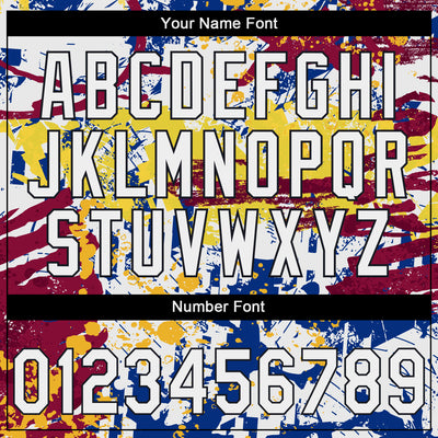 Custom Stitched Graffiti Pattern White-Black Abstract Splatter Sports Pullover Sweatshirt Hoodie