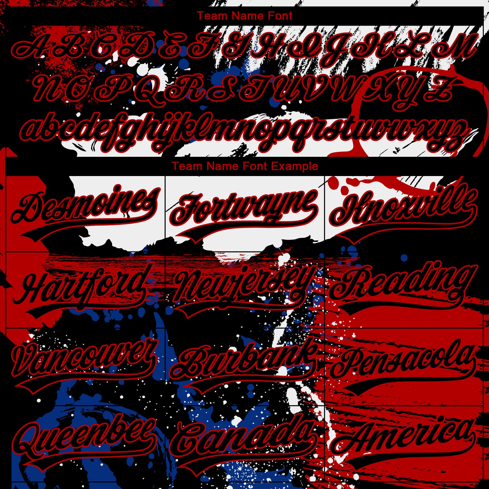 Custom Stitched Graffiti Pattern Black-Red Abstract Splatter Sports Pullover Sweatshirt Hoodie