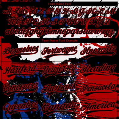 Custom Stitched Graffiti Pattern Black-Red Abstract Splatter Sports Pullover Sweatshirt Hoodie