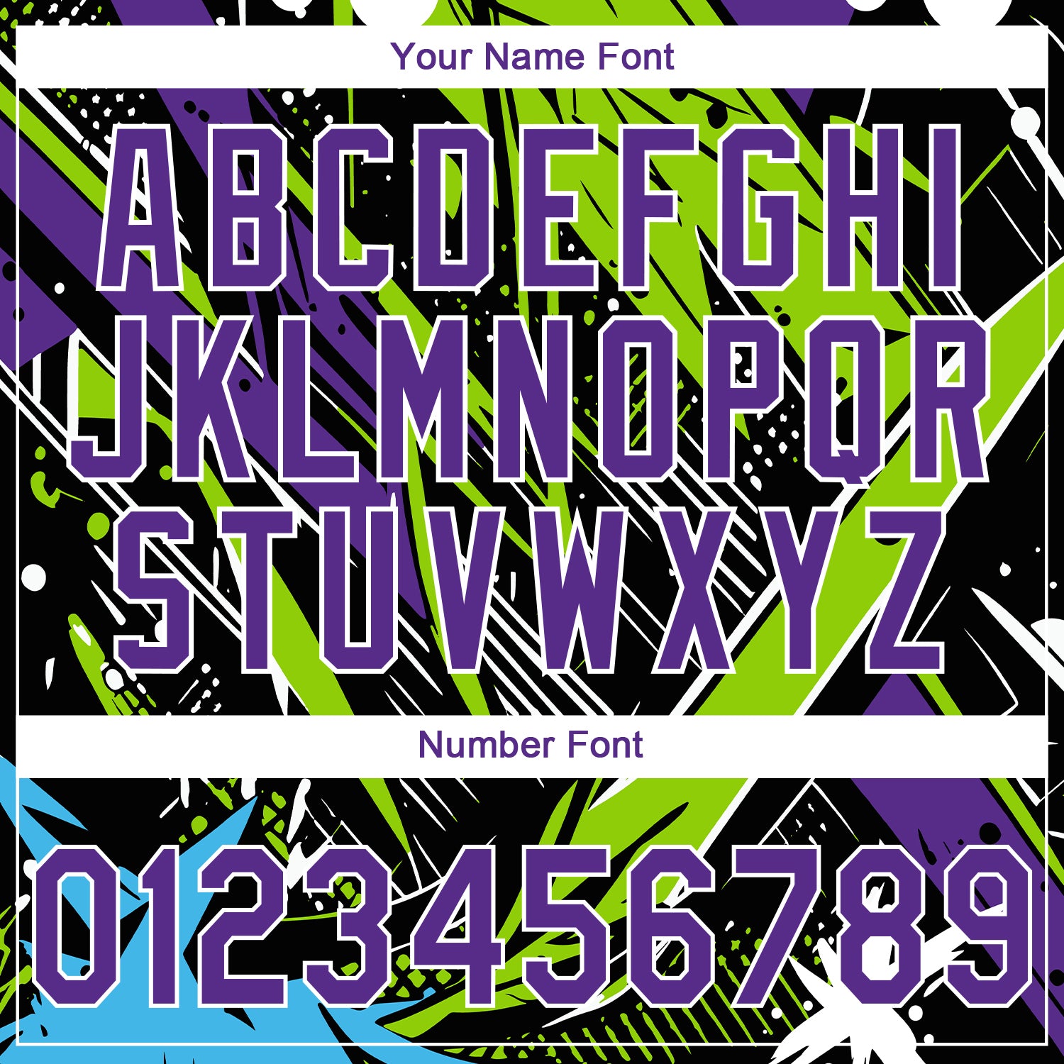 Custom Stitched Graffiti Pattern Purple-White Abstract Splatter Sports Pullover Sweatshirt Hoodie