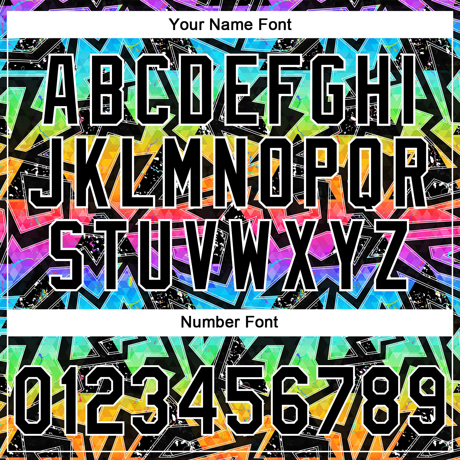 Custom Stitched Graffiti Pattern Black-White Abstract Geometric Sports Pullover Sweatshirt Hoodie