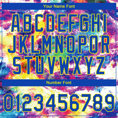 Custom Stitched Graffiti Pattern Thunder Blue-Light Yellow Abstract Splatter Sports Pullover Sweatshirt Hoodie