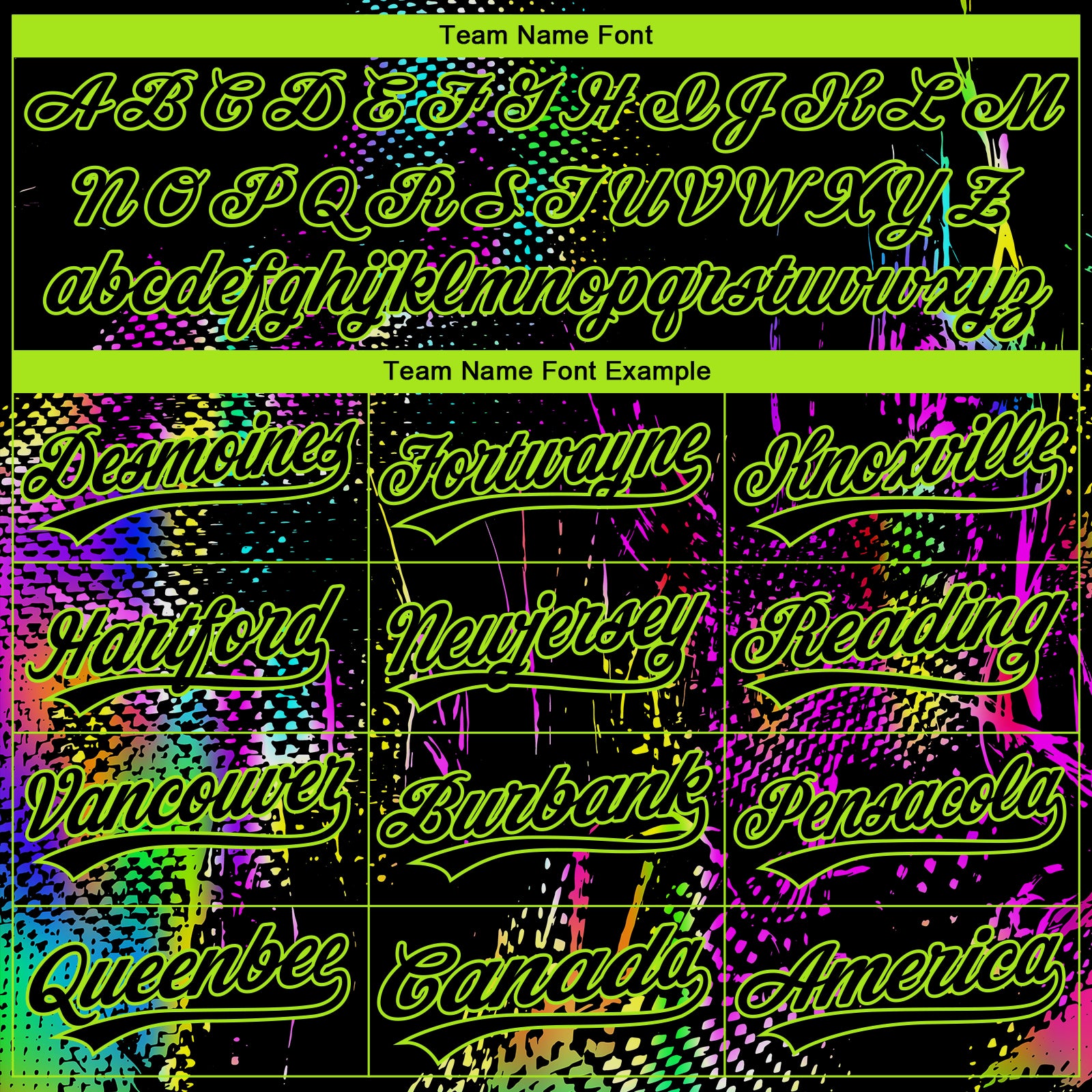 Custom Stitched Black Neon Green Abstract Neon Street Style Sports Pullover Sweatshirt Hoodie