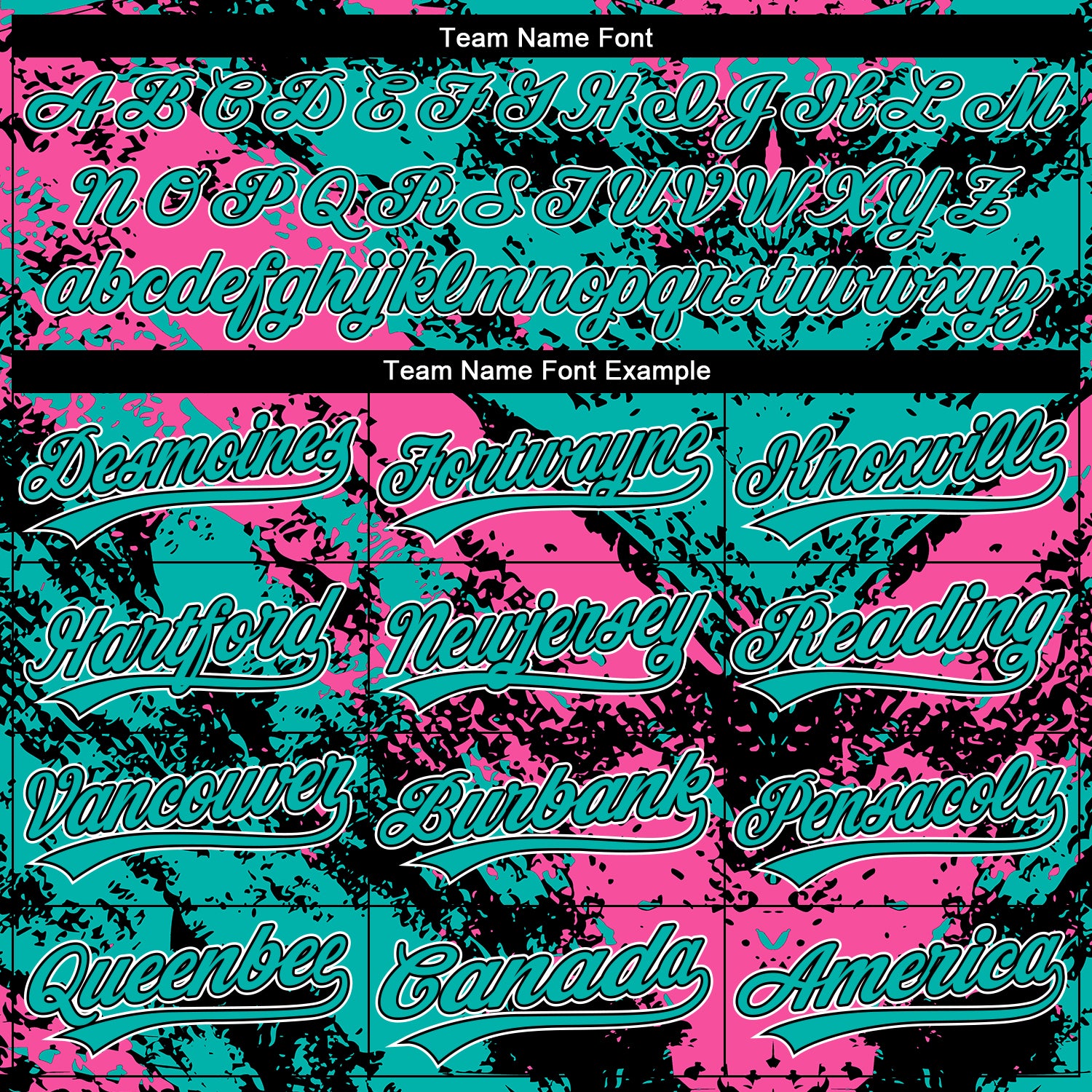 Custom Stitched Black Pink Aqua-White Abstract Splatter Sports Pullover Sweatshirt Hoodie