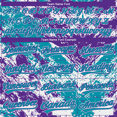 Custom Stitched White Teal Purple-White Abstract Splatter Sports Pullover Sweatshirt Hoodie