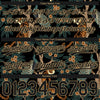 Custom Black Old Gold 3D Pattern 3D Pattern Design Tiger And Peacock Authentic Basketball Shorts