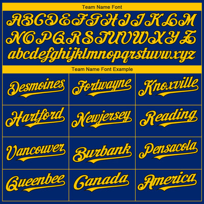 Custom Royal Yellow-Black 3D Seattle City Edition Fade Fashion Authentic Baseball Jersey