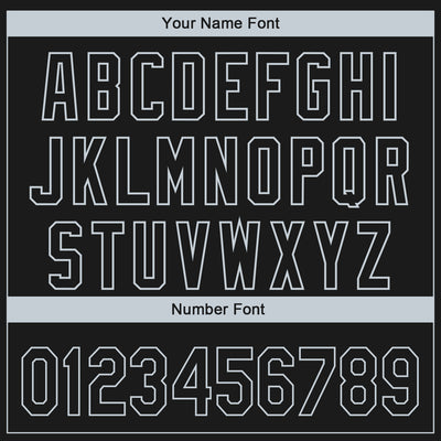 Custom Black Silver 3D Las Vegas City Edition Fade Fashion Authentic Baseball Jersey