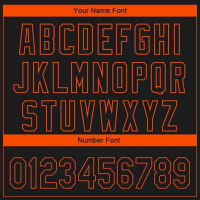 Custom Black Orange 3D Philadelphia City Edition Fade Fashion Authentic Baseball Jersey