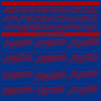 Custom Royal Red 3D Chicago City Edition Fade Fashion Authentic Baseball Jersey