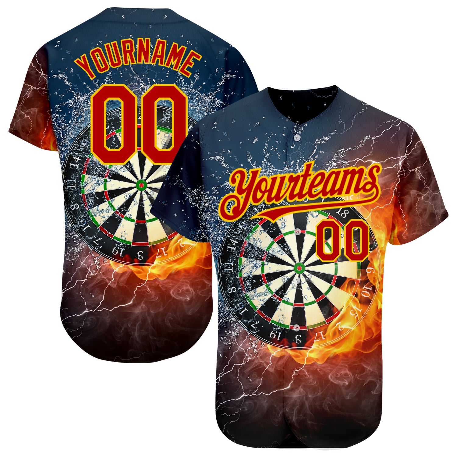Custom 3D Patterns Darts TShirts Performance Retro Jerseys Design