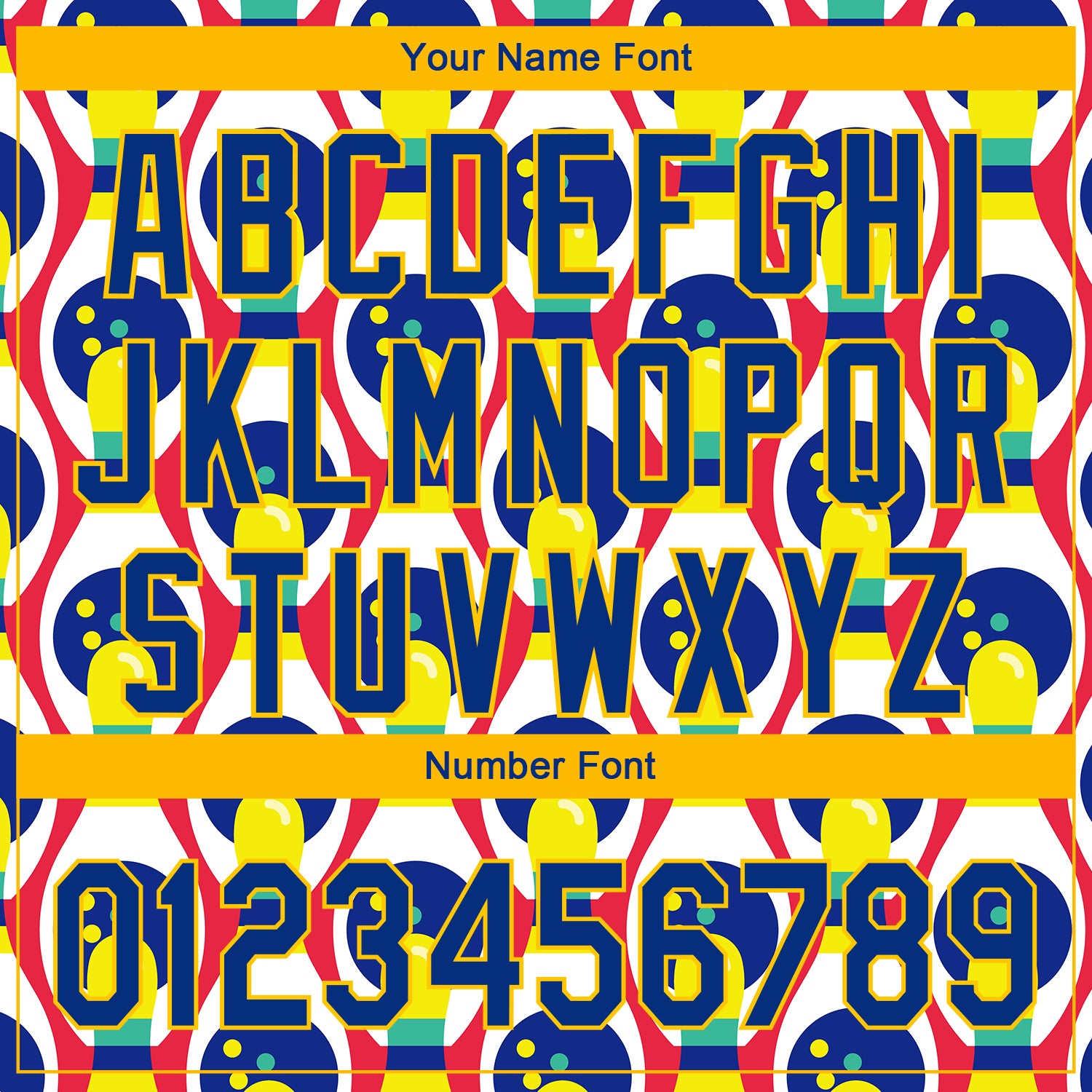 Custom White Royal-Yellow 3D Pattern Design Bowling Authentic Baseball Jersey