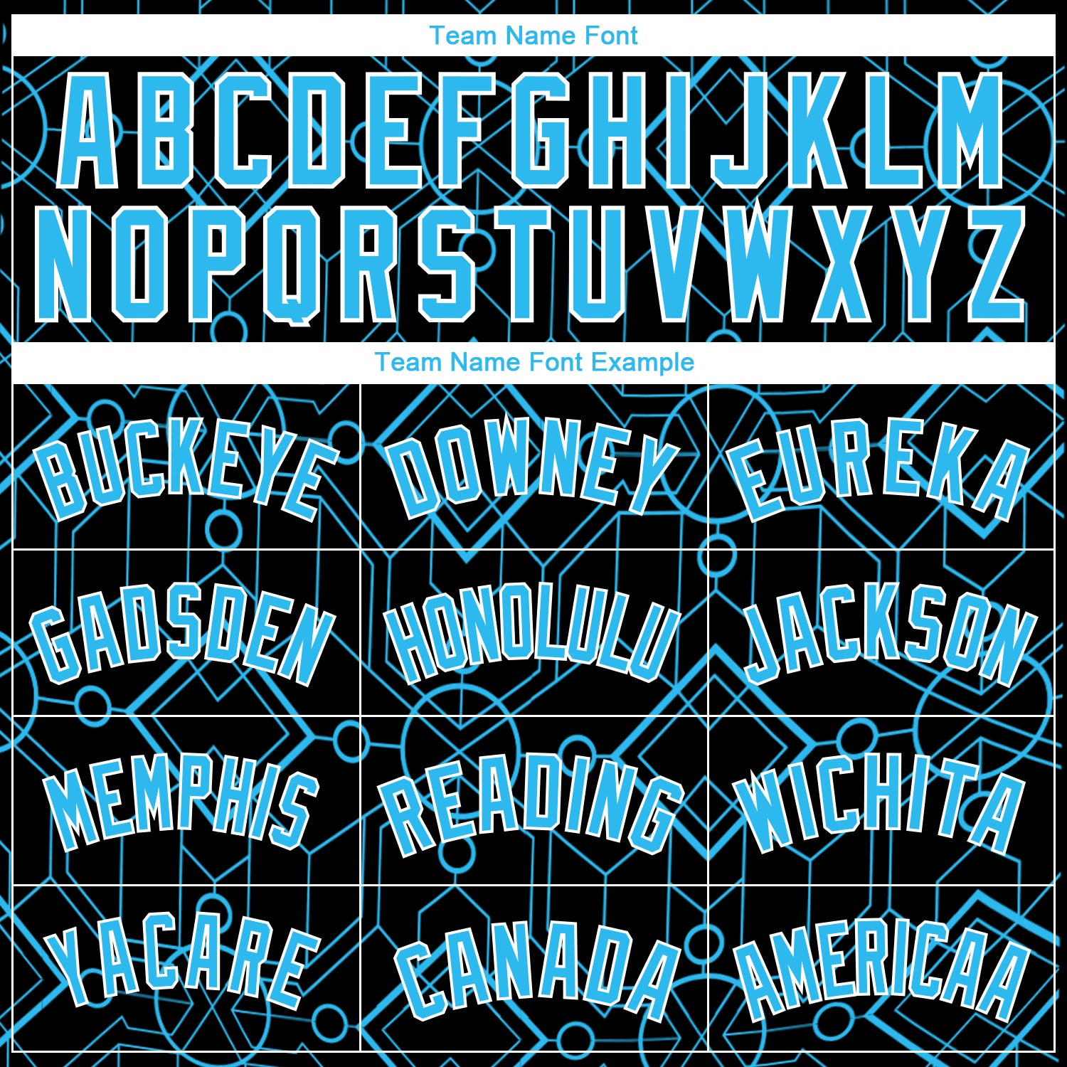 Custom Black Sky Blue-White Geometric Shapes Authentic City Edition Basketball Jersey