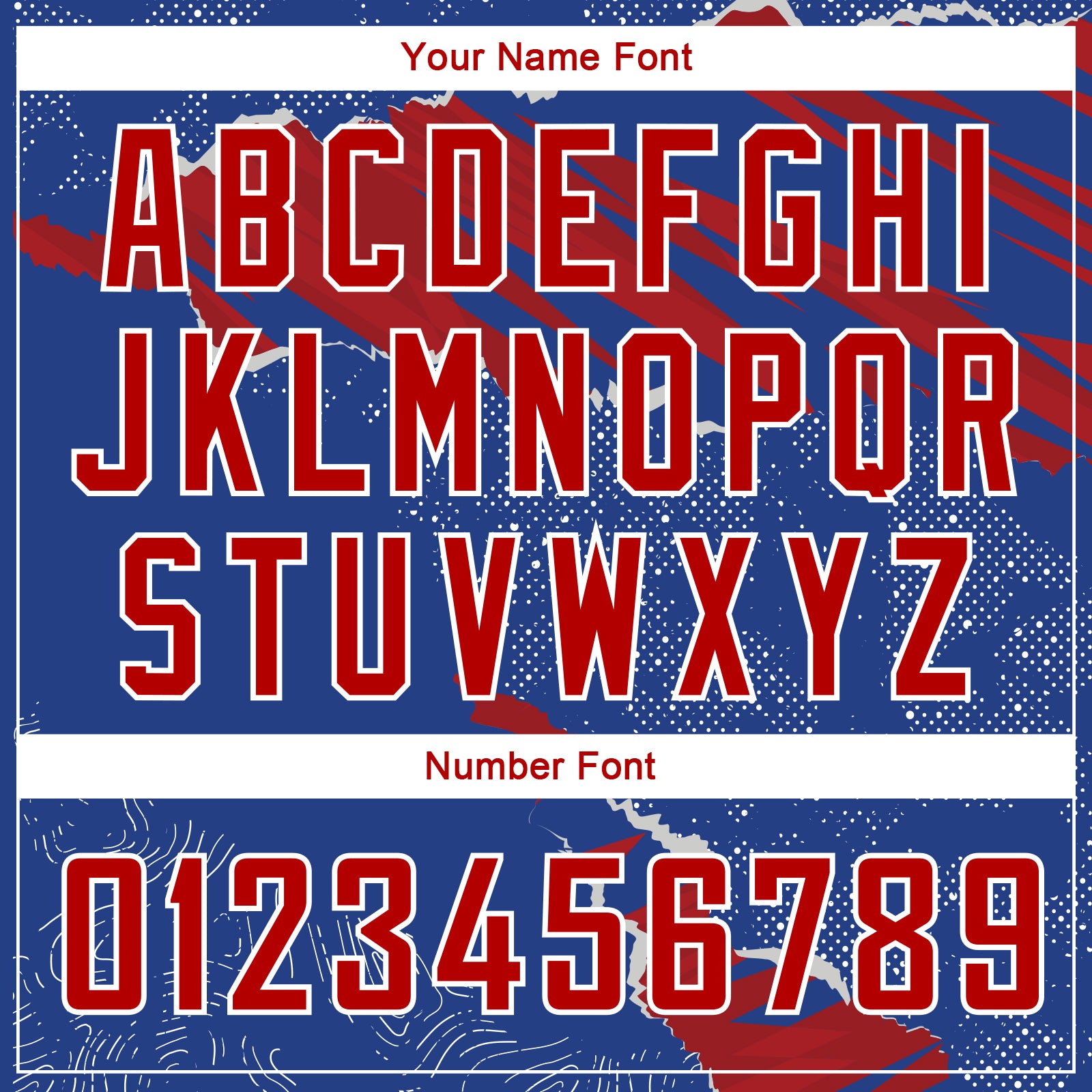 Custom Royal Red-White 3D Pattern Design Torn Paper Style Authentic Basketball Jersey