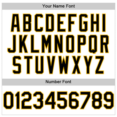 Custom White Black-Gold Line Authentic Baseball Jersey