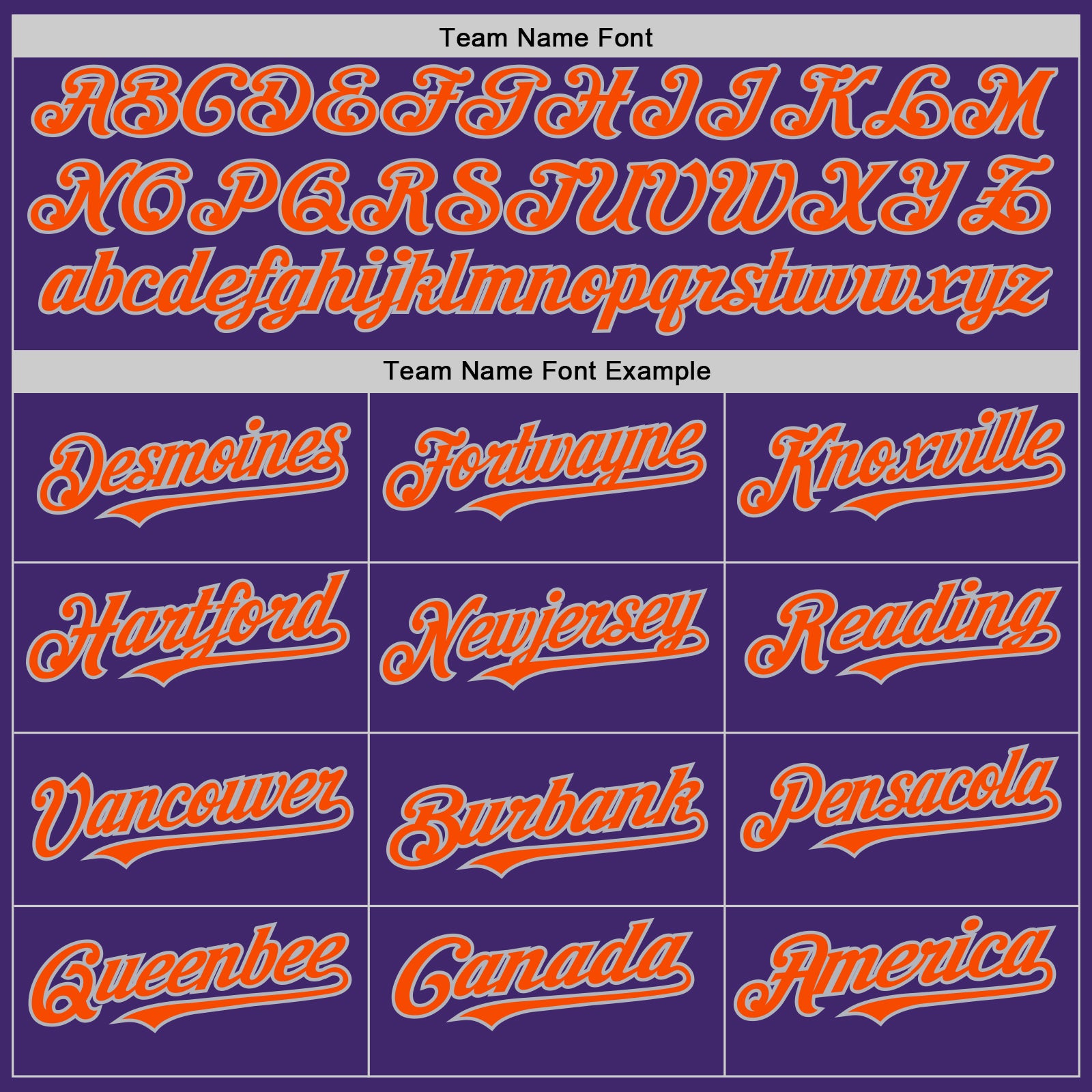 Custom Purple Orange-Gray Line Authentic Baseball Jersey