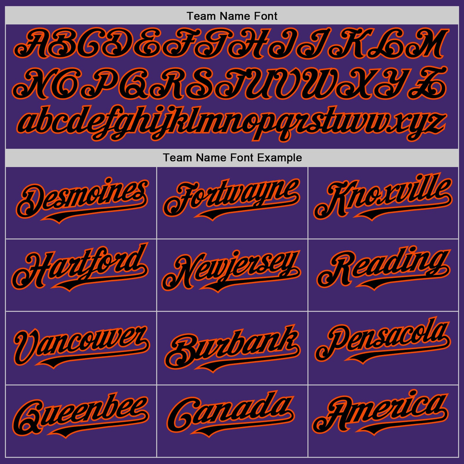 Custom Purple Black-Orange Line Authentic Baseball Jersey