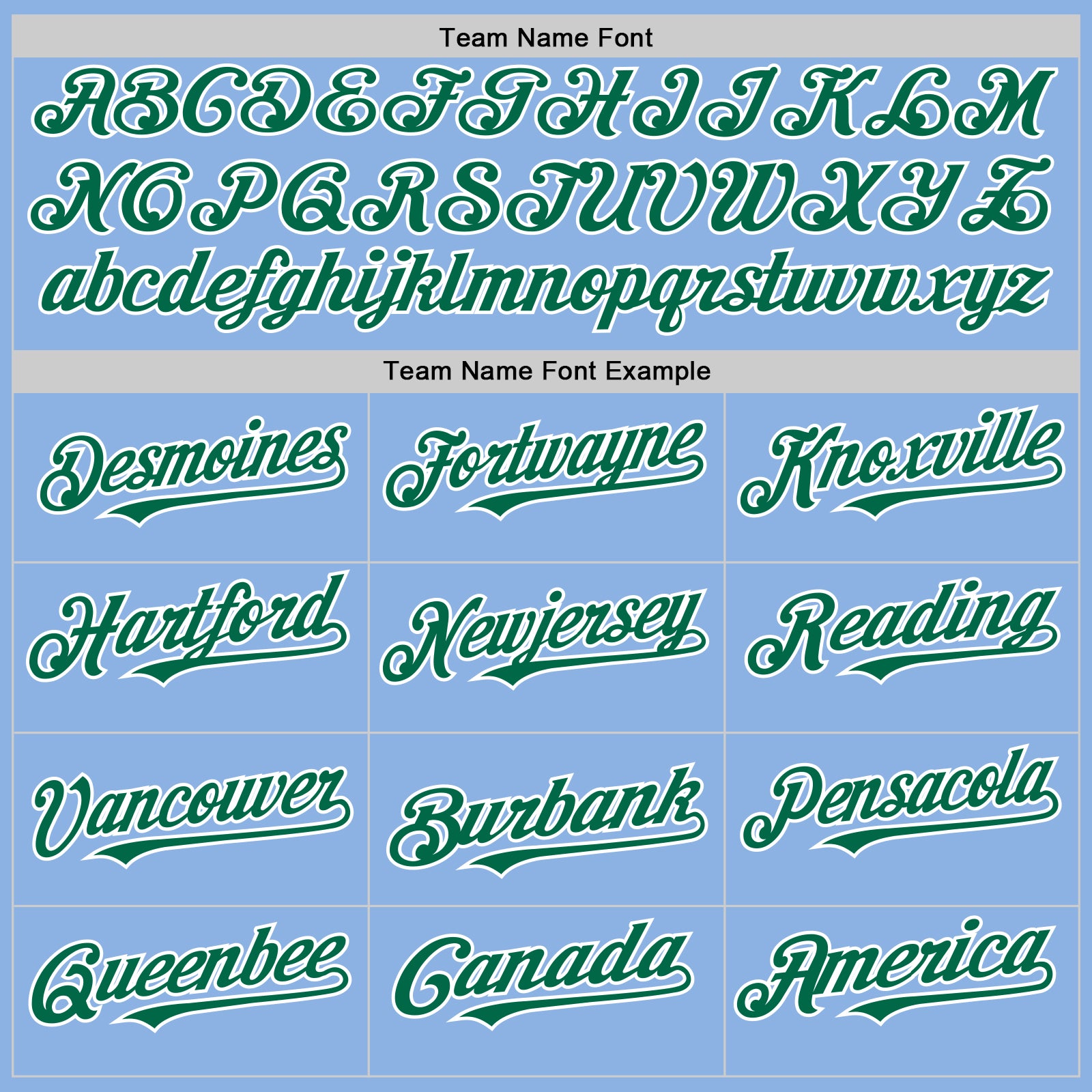 Custom Light Blue Kelly Green-White Line Authentic Baseball Jersey