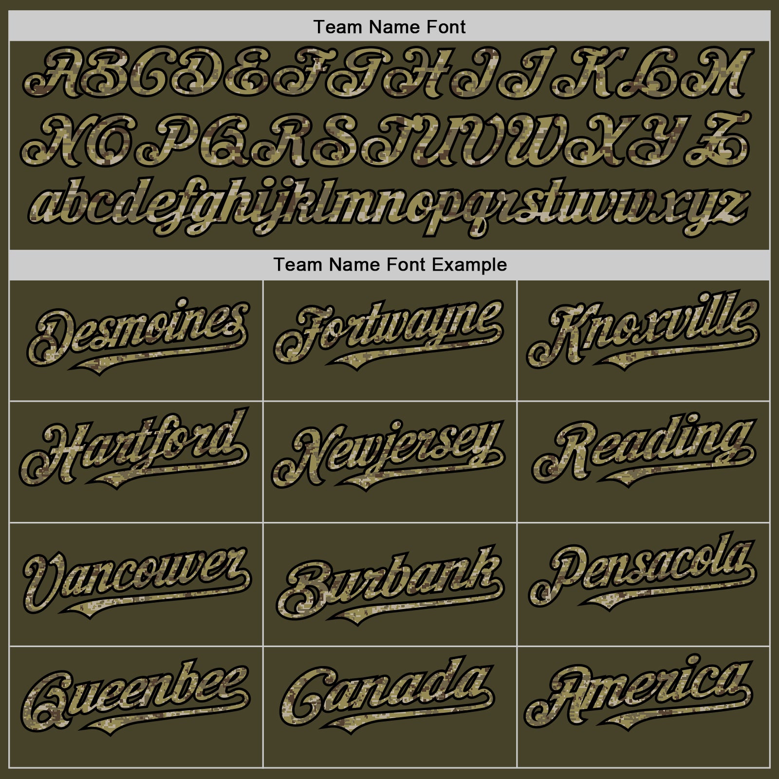 Custom Olive Camo Black-Cream Line Authentic Salute To Service Baseball Jersey