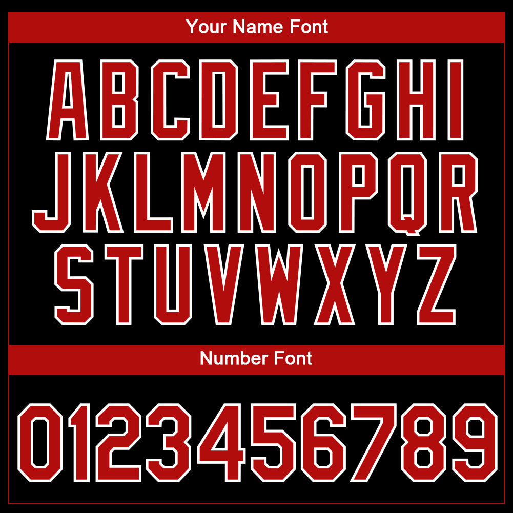 Custom Black Red-White 3D American Flag Patriotic Performance T-Shirt