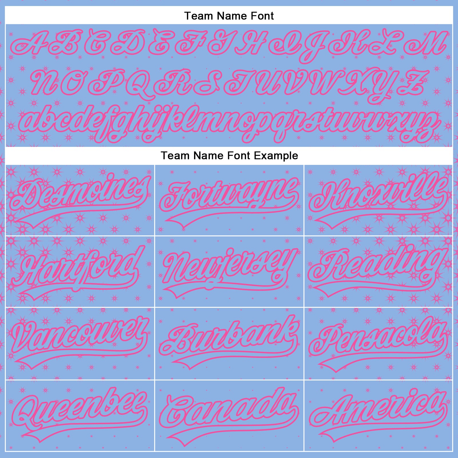 Custom Light Blue Pink 3D Pattern Design Geometric Stars Authentic Baseball Jersey