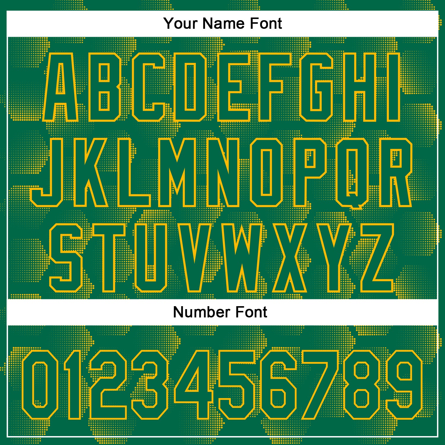 Custom Kelly Green Gold 3D Pattern Design Halftone Geometric Shapes Authentic Baseball Jersey