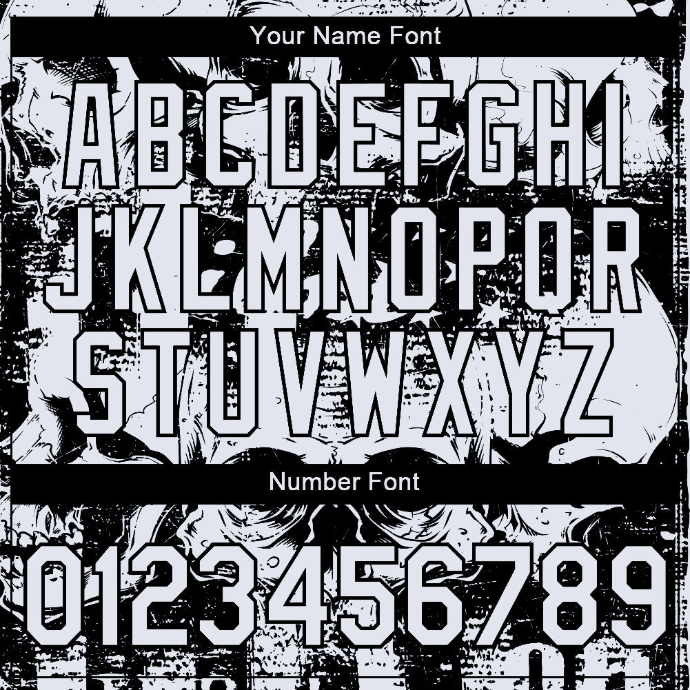 Custom White Black 3D Skull And American Flag Performance T-Shirt