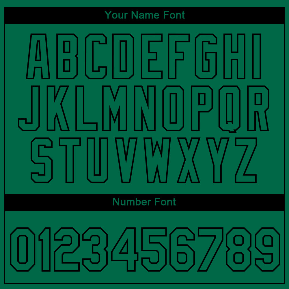 Custom Kelly Green Black 3D Skull Fashion Performance T-Shirt