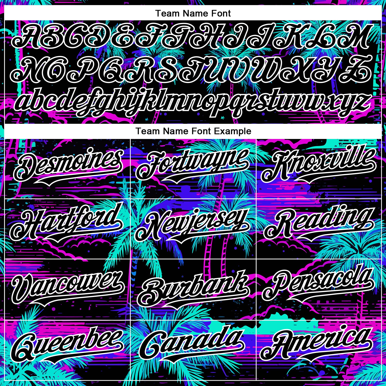 Custom Black White 3D Pattern Design Beach Hawaii Palm Trees Authentic Baseball Jersey